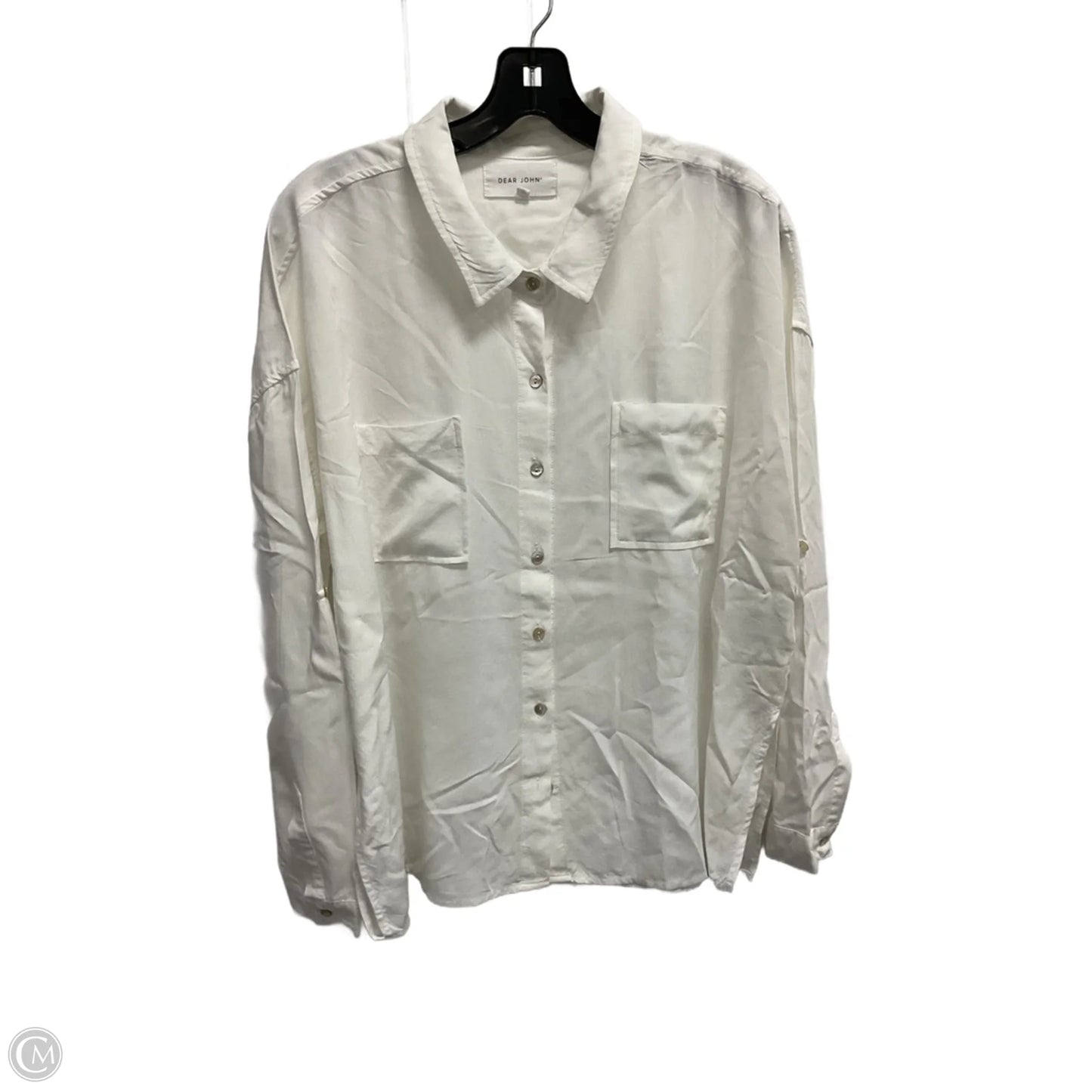 Blouse Long Sleeve By Dear John In White, Size: S