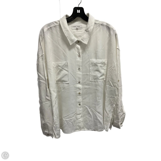 Blouse Long Sleeve By Dear John In White, Size: S