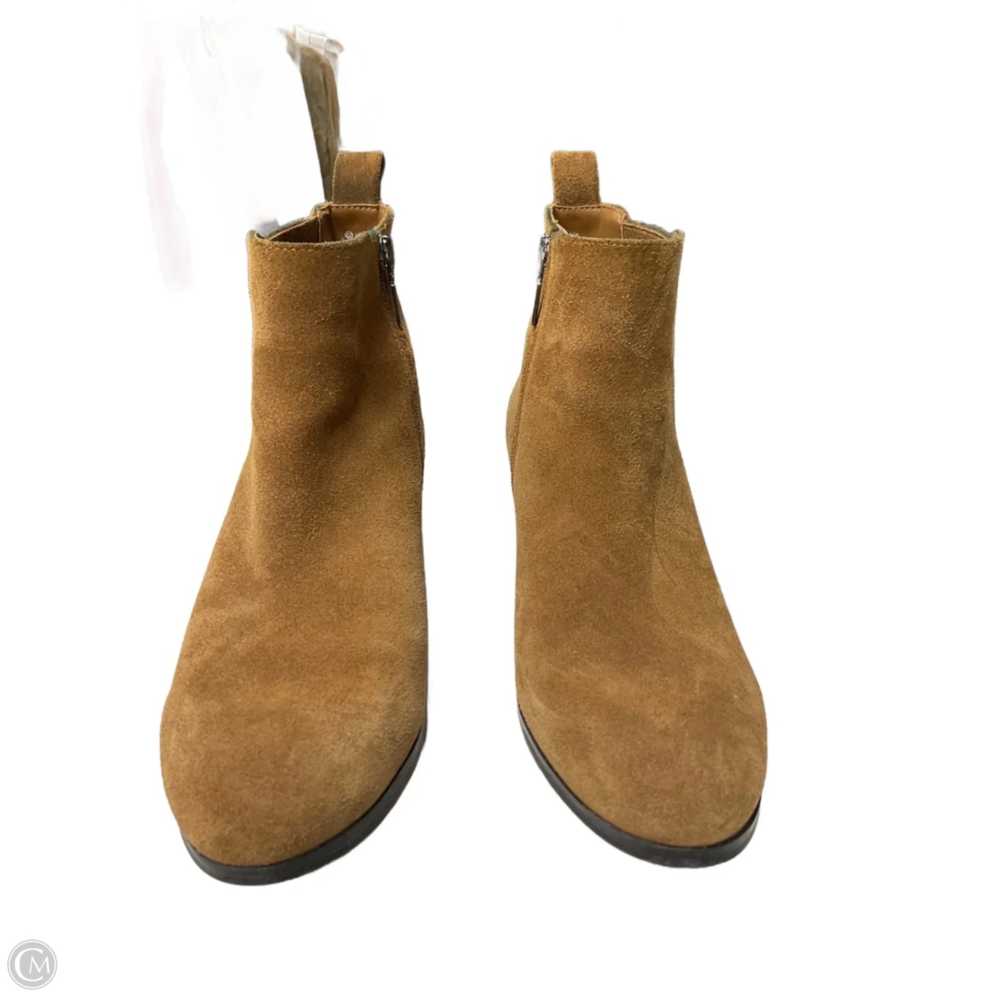 Boots Ankle Flats By Blondo In Tan, Size: 9.5