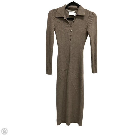 Dress Sweater By Abercrombie And Fitch In Beige, Size: Xs