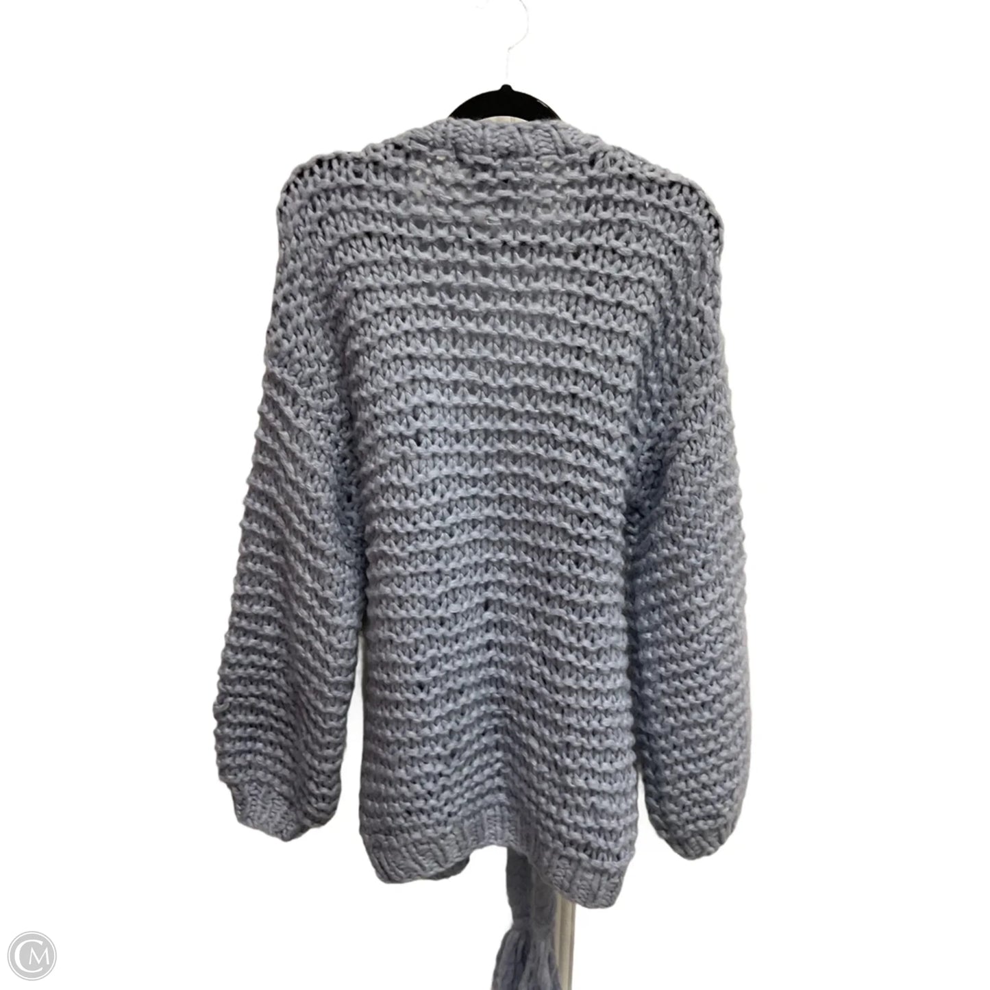 Sweater Cardigan By Clothes Mentor In Blue, Size: L