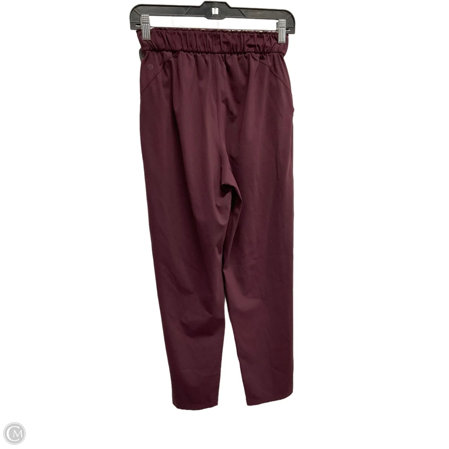 Athletic Pants By Lululemon In Maroon, Size: S