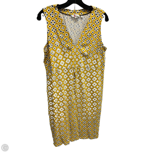 Dress Casual Short By Boden In Yellow, Size: L