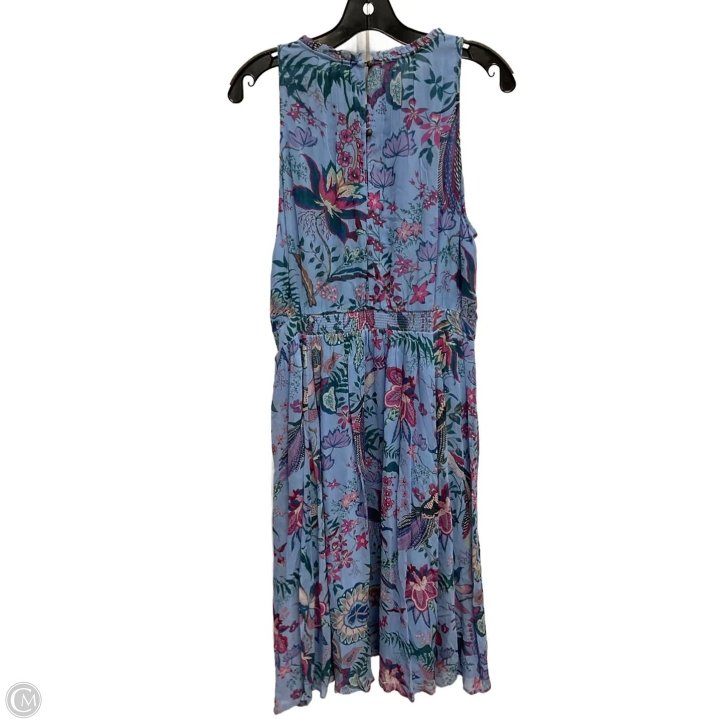 Dress Party Midi By Anthropologie In Blue, Size: L