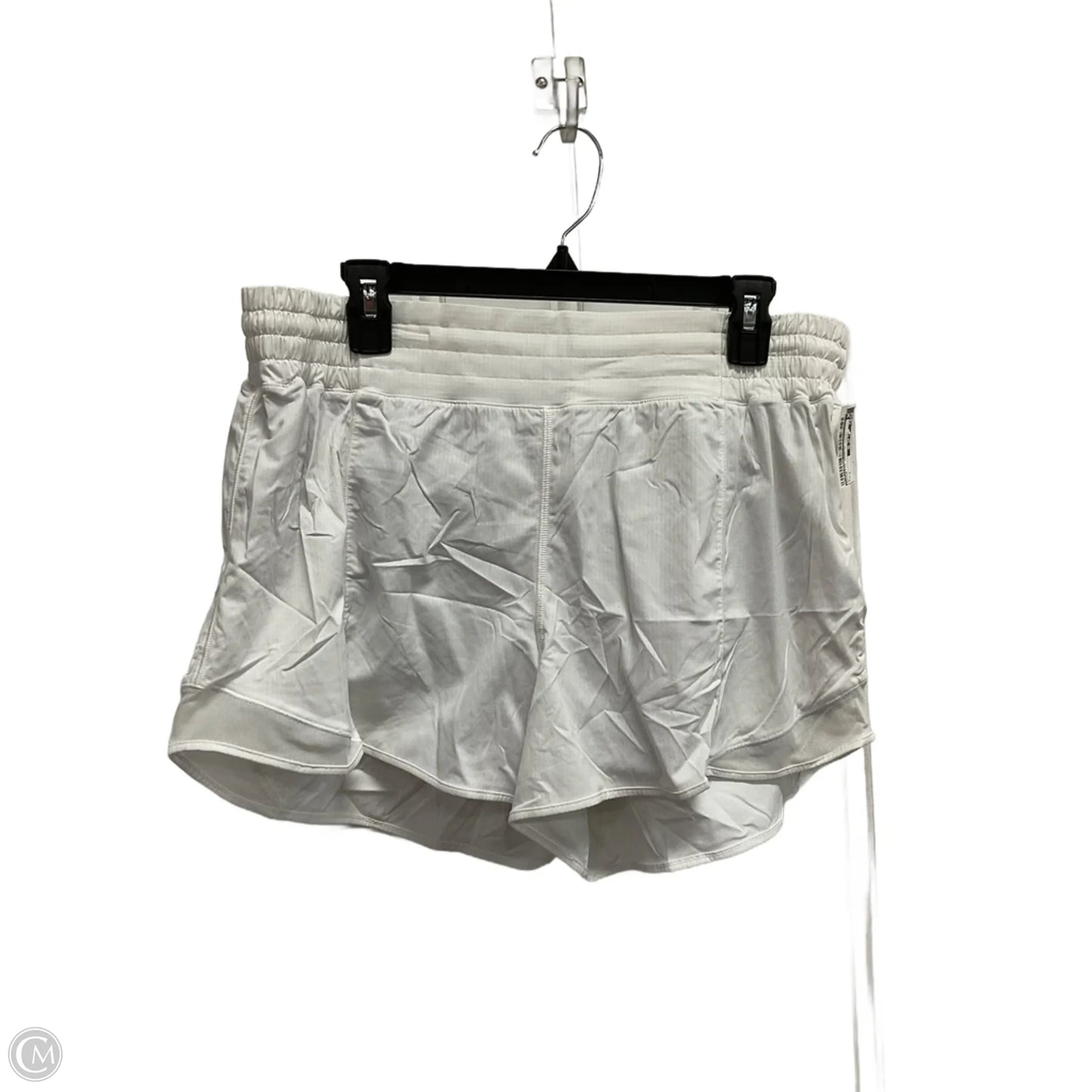 Athletic Shorts By Lululemon In White, Size: L