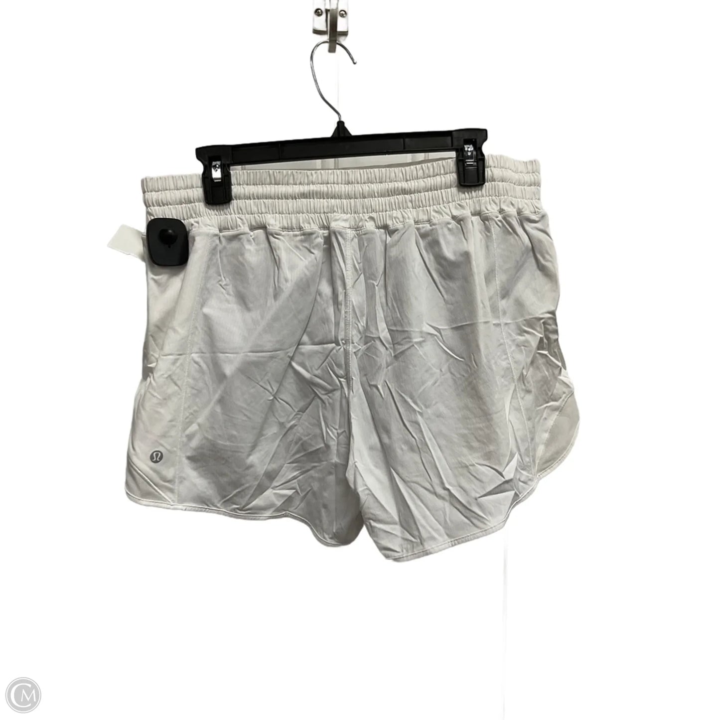 Athletic Shorts By Lululemon In White, Size: L