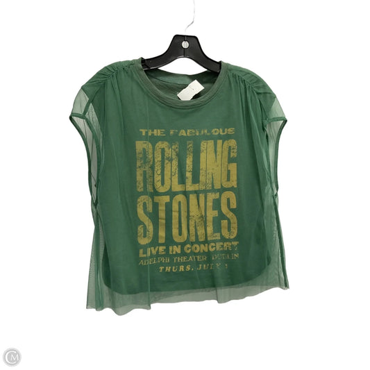 Top Short Sleeve By Pilcro In Green, Size: S