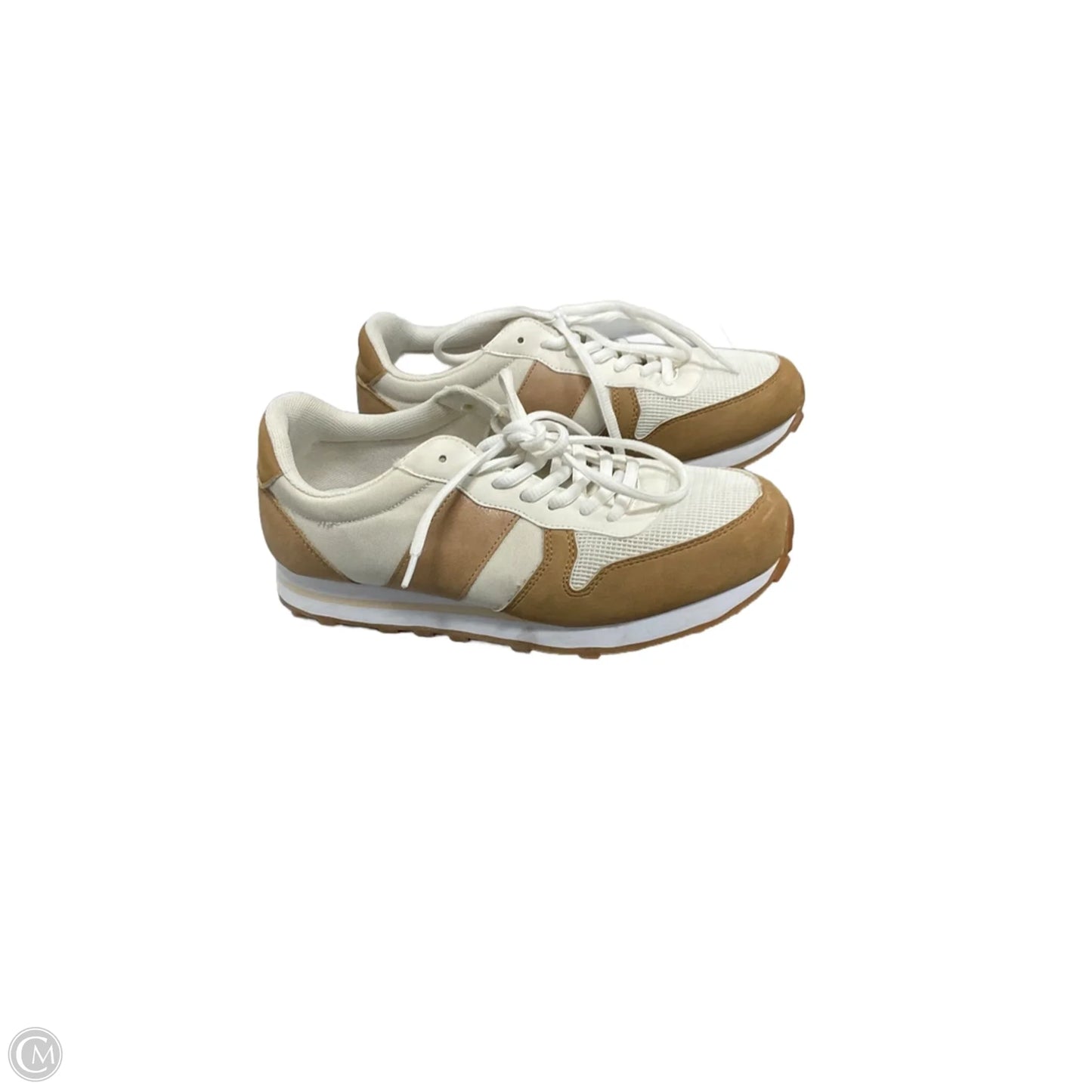 Shoes Sneakers By Clothes Mentor In Tan, Size: 8