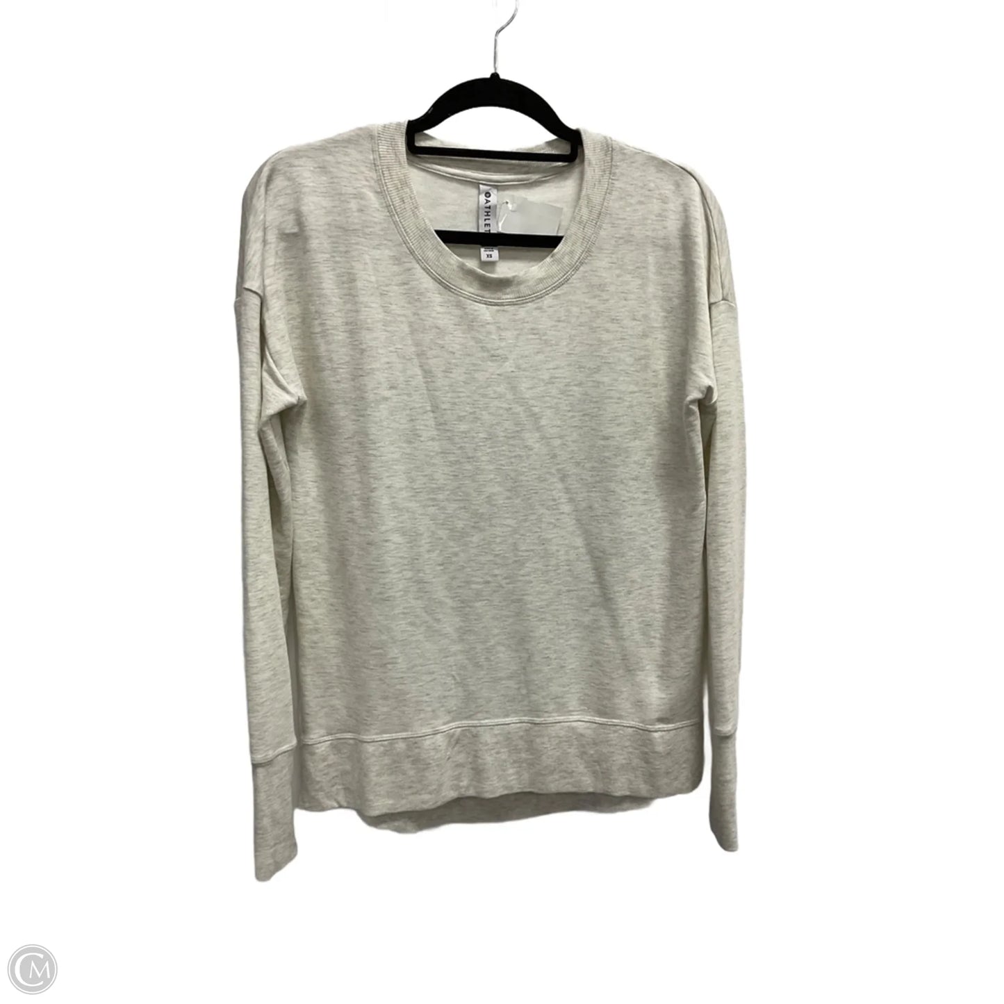 Athletic Sweatshirt Crewneck By Athleta In Grey, Size: Xs