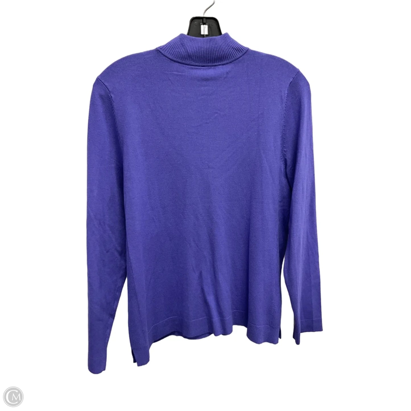 Sweater By Chicos In Blue, Size: M