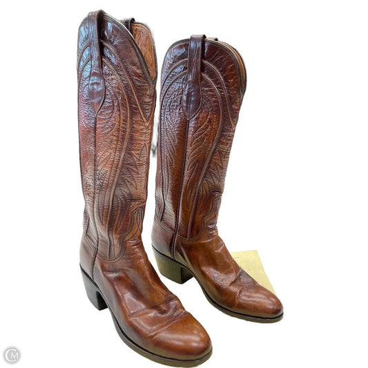 Boots Western By Lucchese In Brown, Size: 5