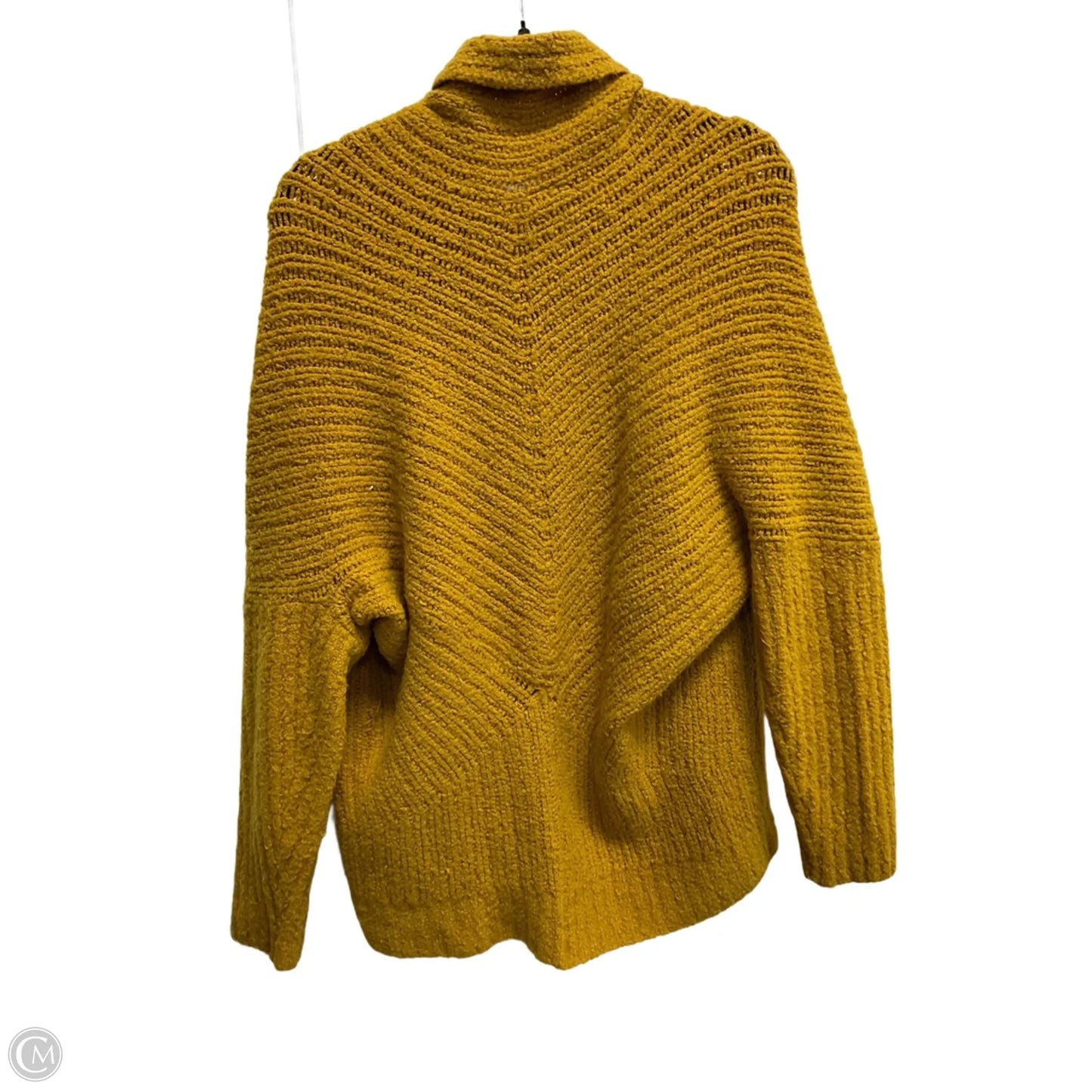 Sweater Cardigan By Anthropologie In Gold, Size: S