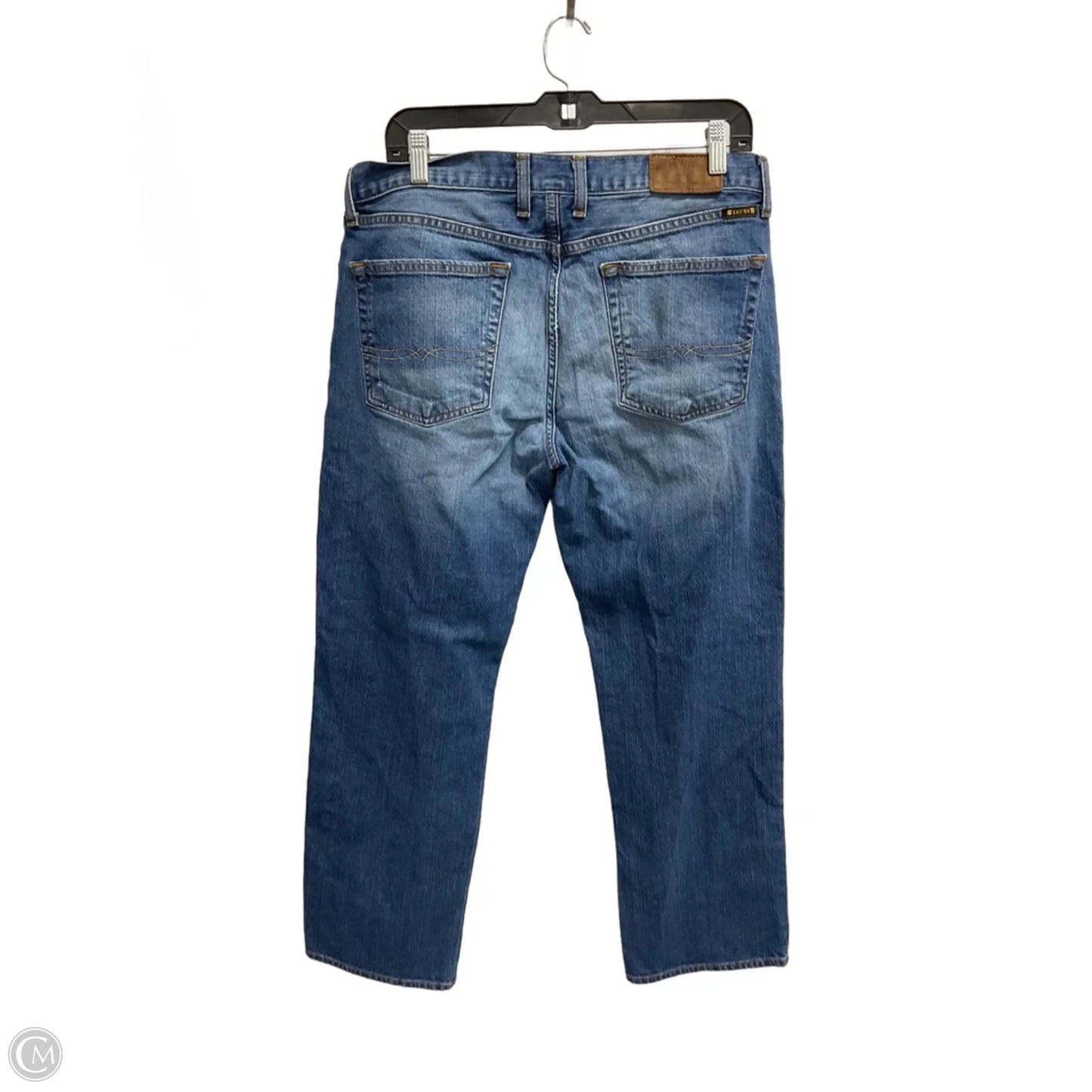 Jeans Straight By Lucky Brand In Blue Denim, Size: 18