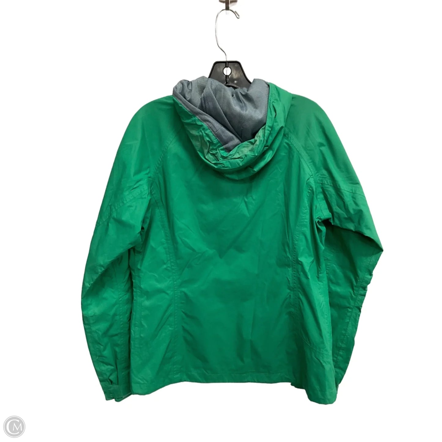 Jacket Windbreaker By Columbia In Green, Size: M