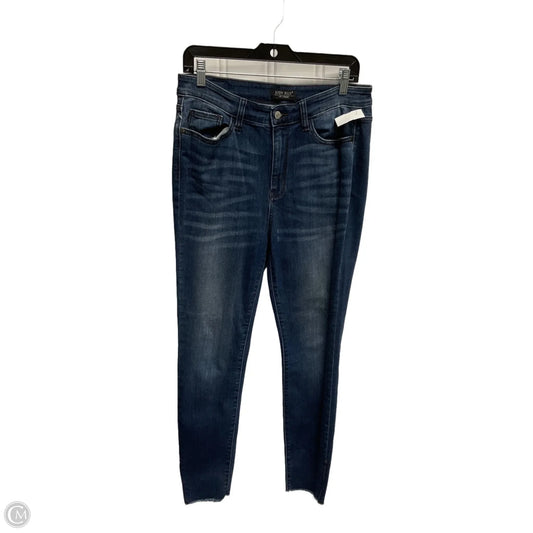 Jeans Skinny By Judy Blue In Blue Denim, Size: 12