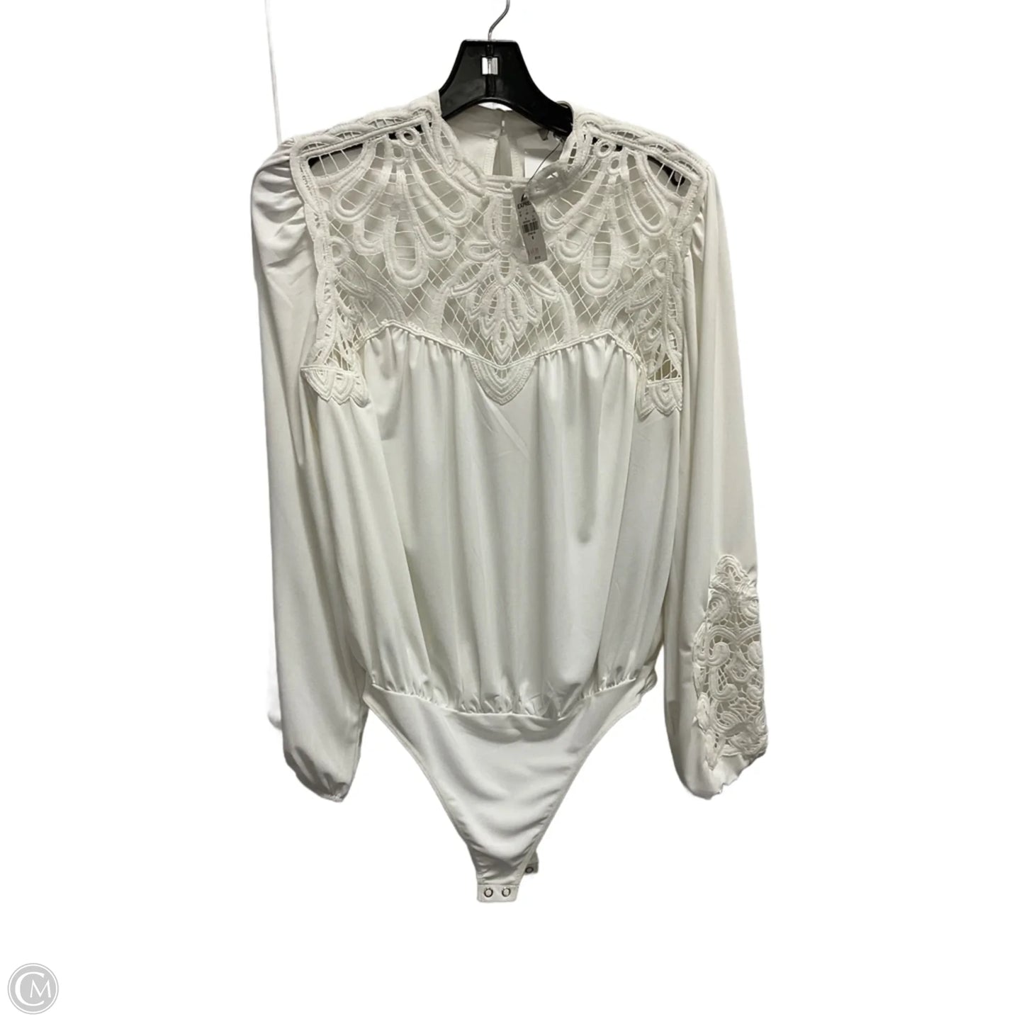 Bodysuit By Express In White, Size: M