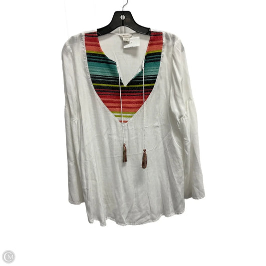 Top Long Sleeve By Ariat In Multi-colored, Size: L