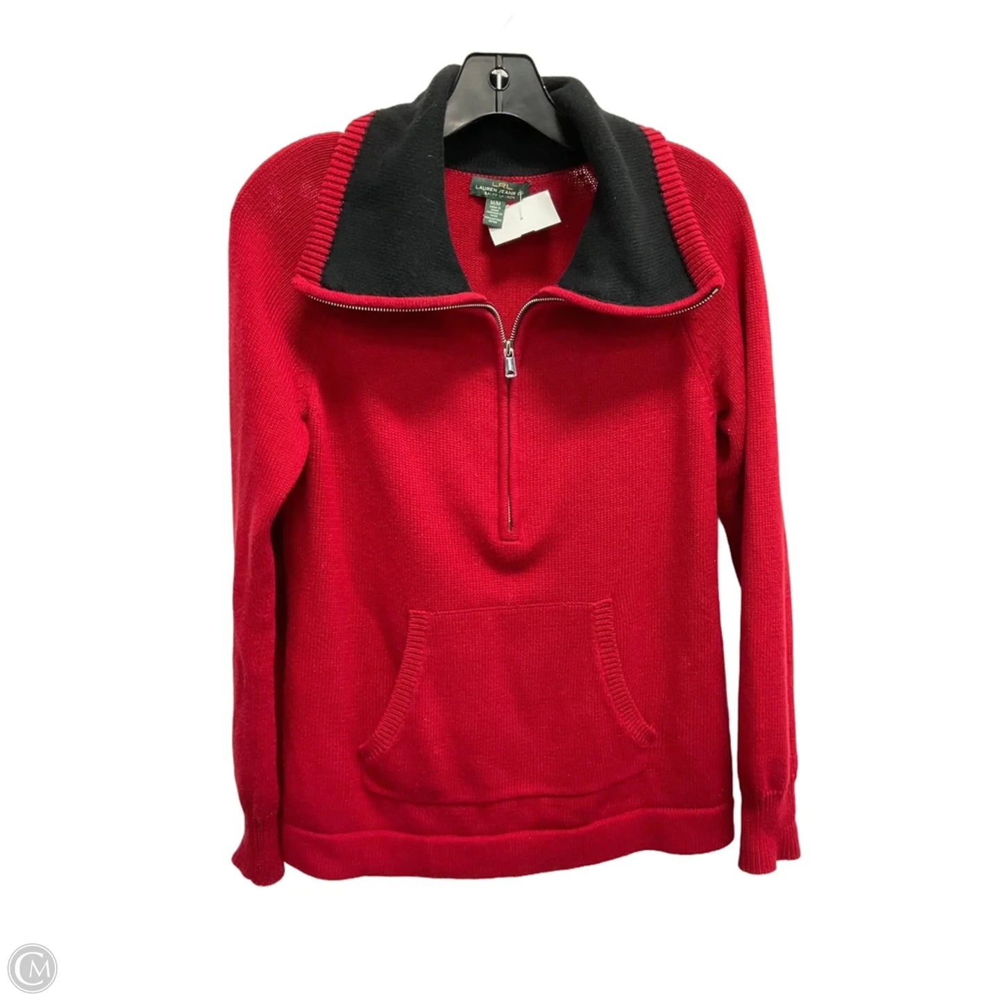 Sweater By Lauren By Ralph Lauren In Red, Size: M