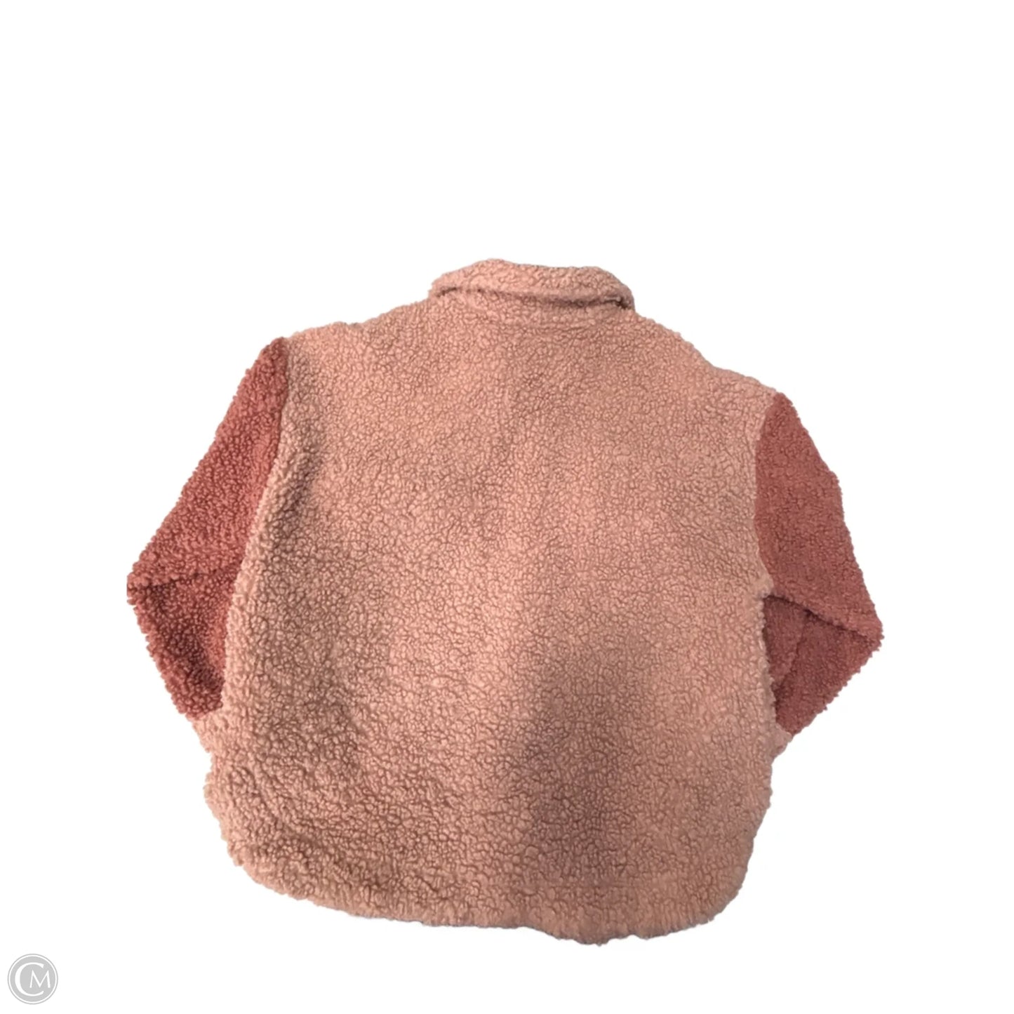 Jacket Faux Fur & Sherpa By Blu Pepper In Pink, Size: S