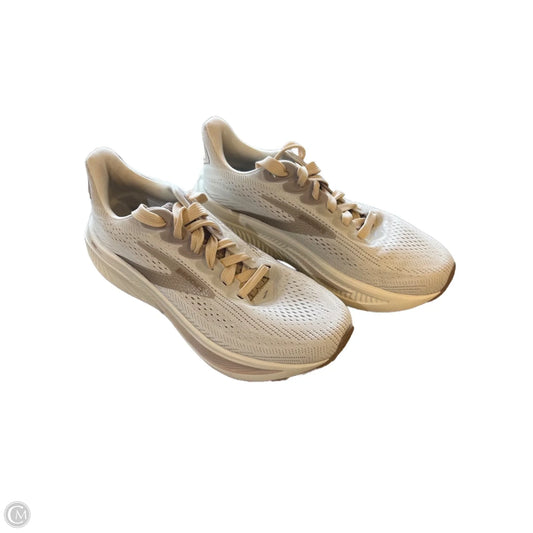 Shoes Athletic By Brooks In Cream, Size: 7
