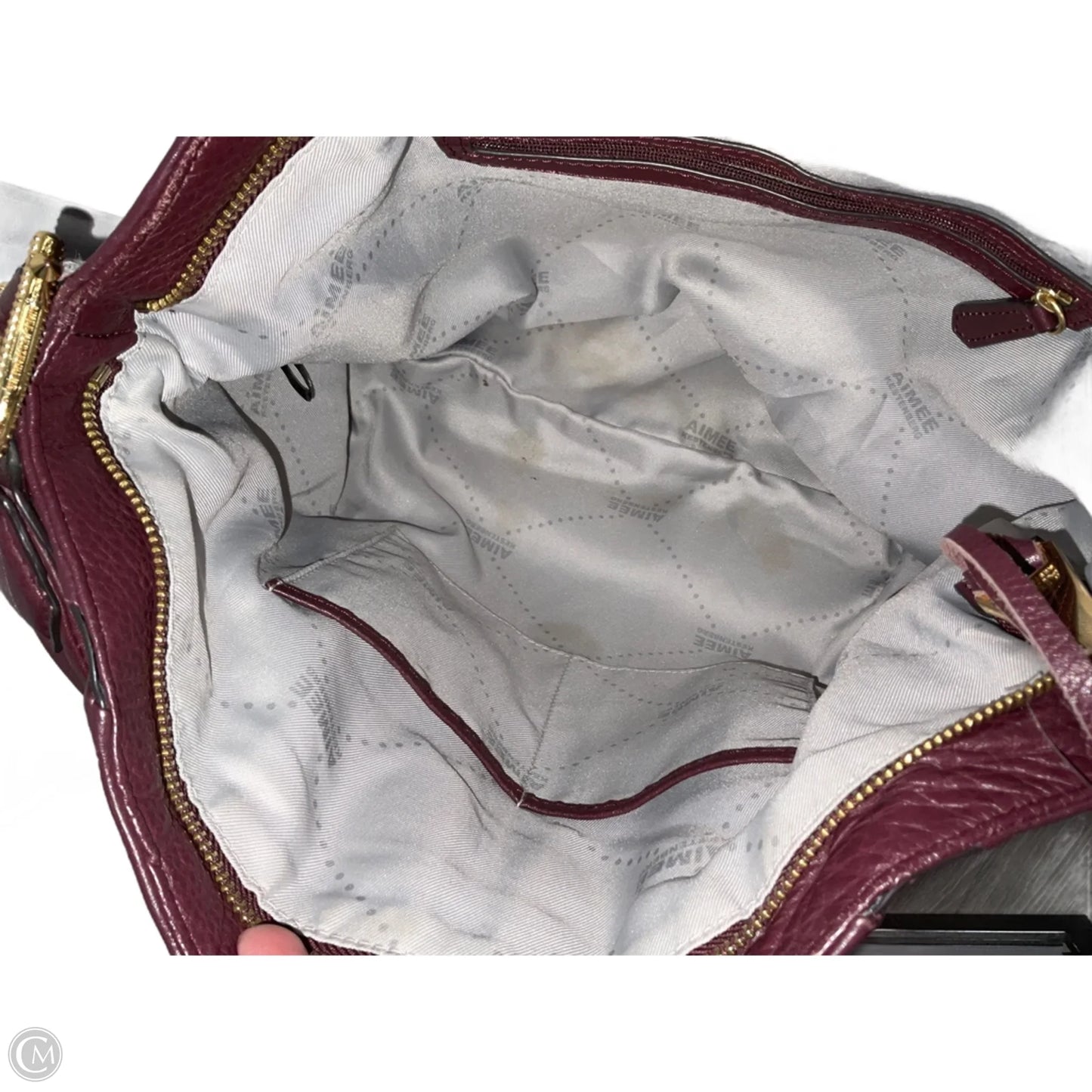 Tote Leather By Aimee Kestenberg, Size: Medium