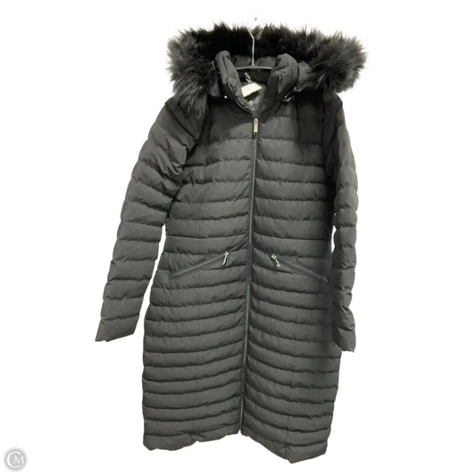 Coat Parka By Clothes Mentor In Black, Size: L