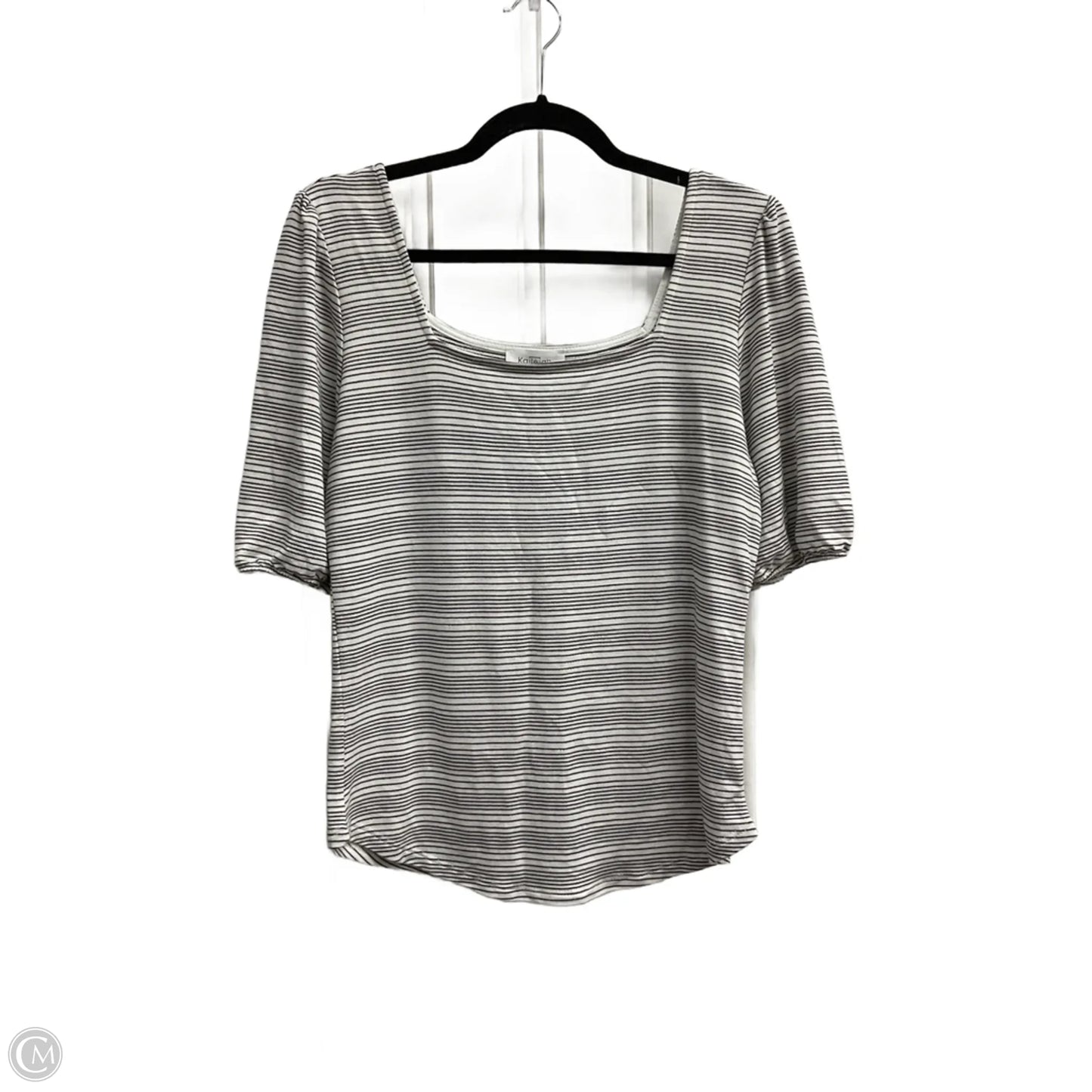 Top Short Sleeve By Clothes Mentor In Striped Pattern, Size: M