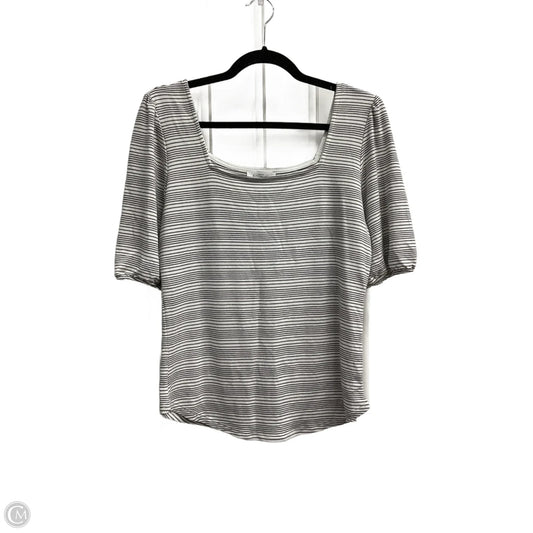 Top Short Sleeve By Clothes Mentor In Striped Pattern, Size: M