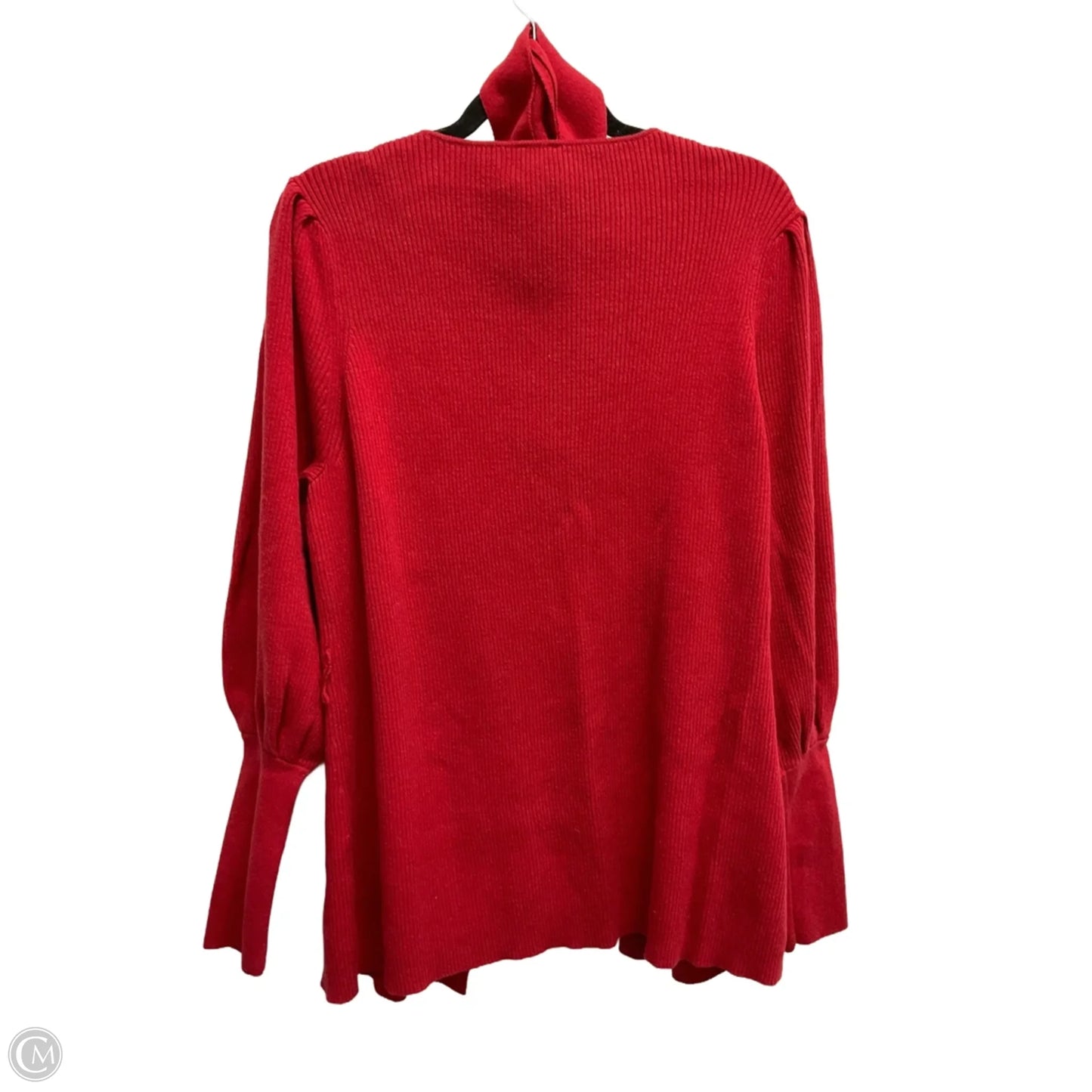 Sweater Cardigan By Cabi In Red, Size: L