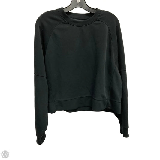 Sweatshirt Crewneck By Gilly Hicks In Black, Size: M