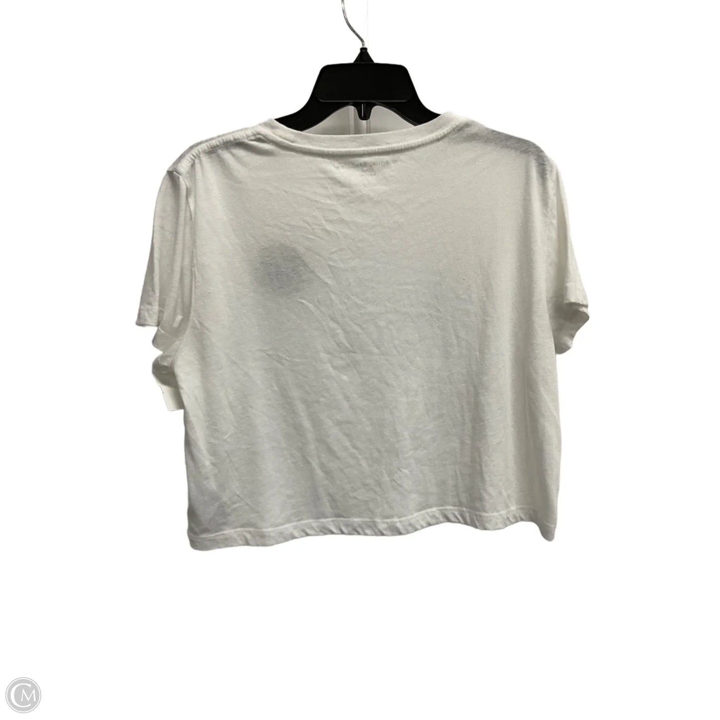 Top Short Sleeve By Spiritual Gangster In White, Size: L