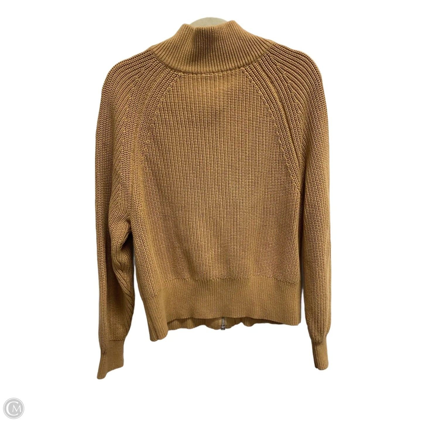 Sweater Cardigan By Varley In Tan, Size: M