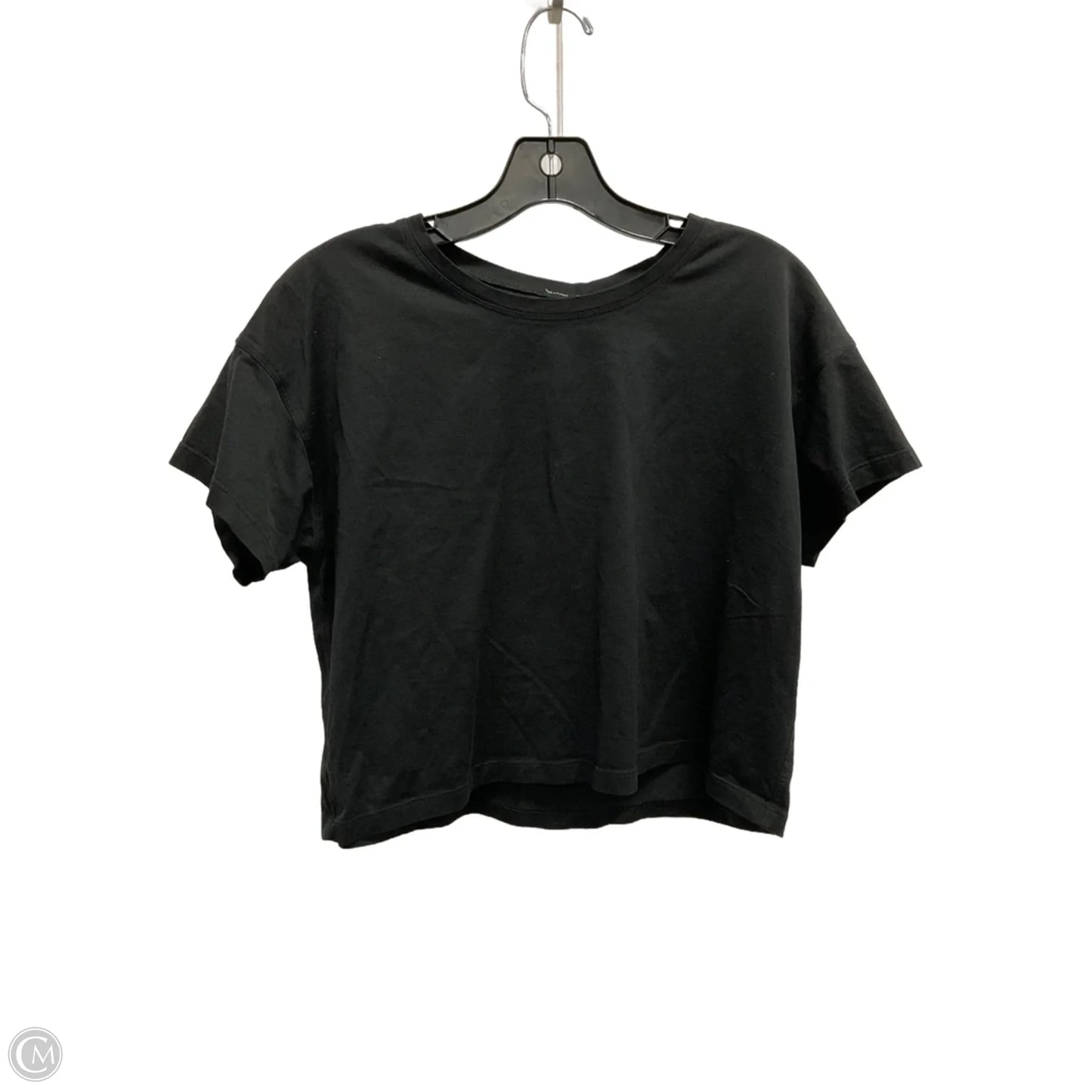 Top Short Sleeve By Lululemon In Black, Size: M