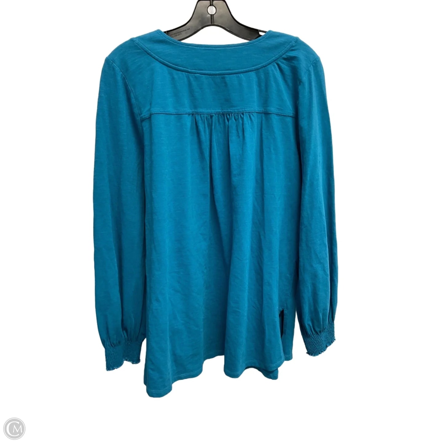 Top Long Sleeve By Soft Surroundings In Blue, Size: L