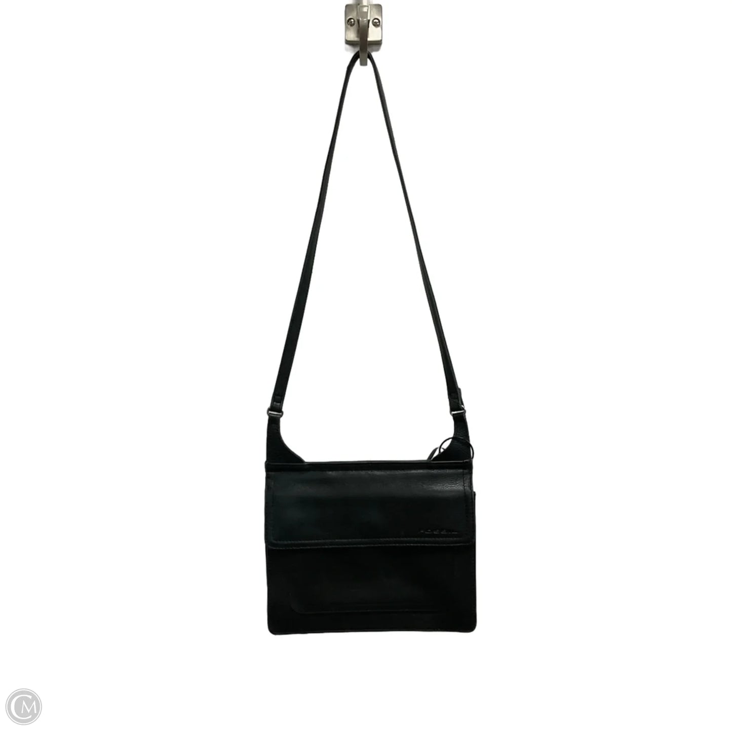 Handbag Leather By Fossil, Size: Medium