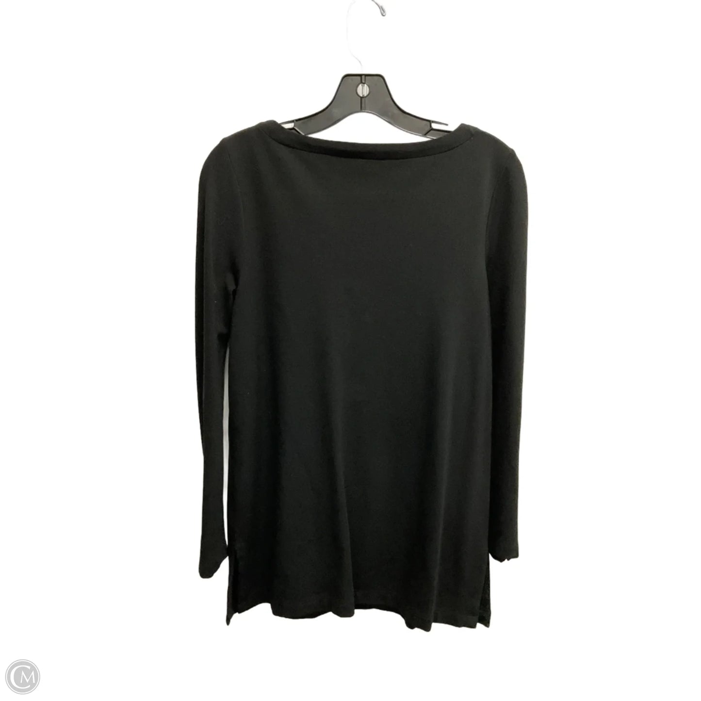 Top Long Sleeve By Chicos In Black, Size: S