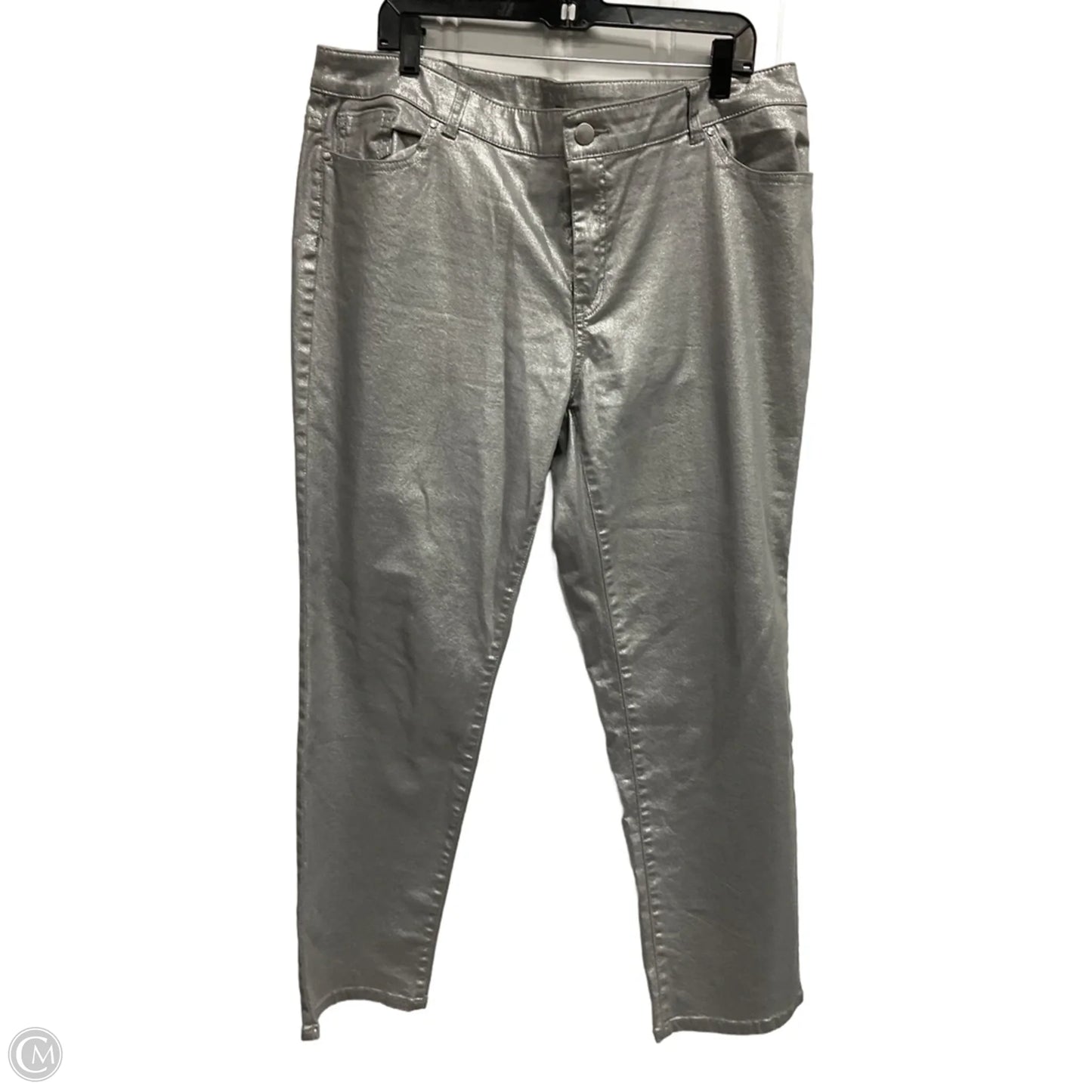 Pants Dress By Chicos In Silver, Size: Xl