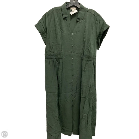 Dress Work By Terra & Sky In Green, Size: Xl