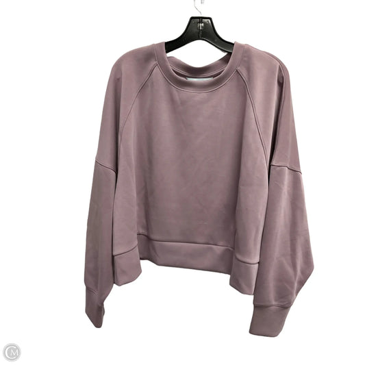Sweatshirt Crewneck By Flx In Purple, Size: Xxl