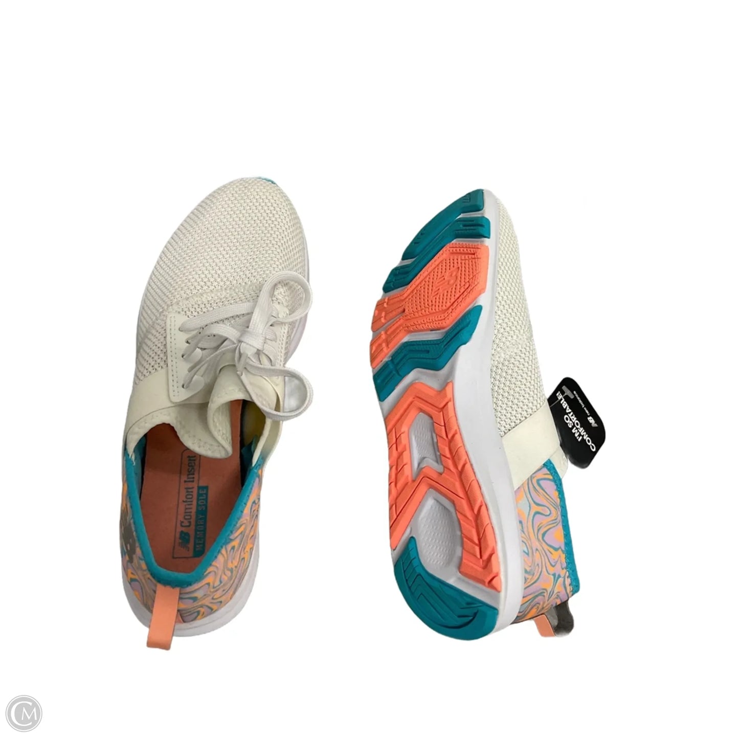 Shoes Athletic By New Balance In White, Size: 9.5