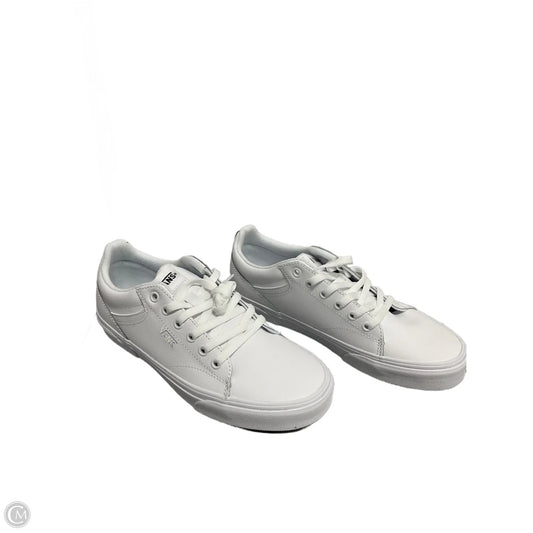 Shoes Sneakers By Vans In White, Size: 9.5