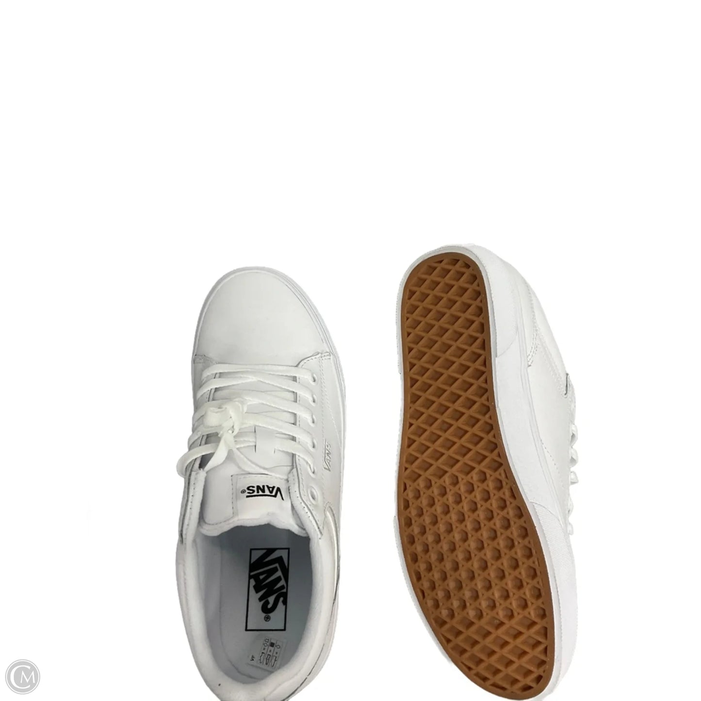 Shoes Sneakers By Vans In White, Size: 9.5