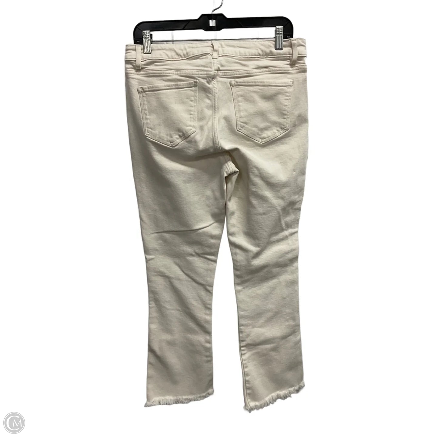 Jeans Boot Cut By J. Jill In Cream Denim, Size: 10l