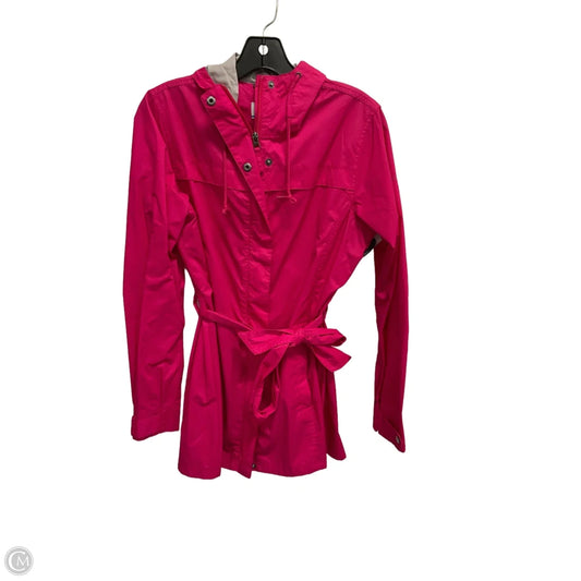 Jacket Windbreaker By Columbia In Pink, Size: M
