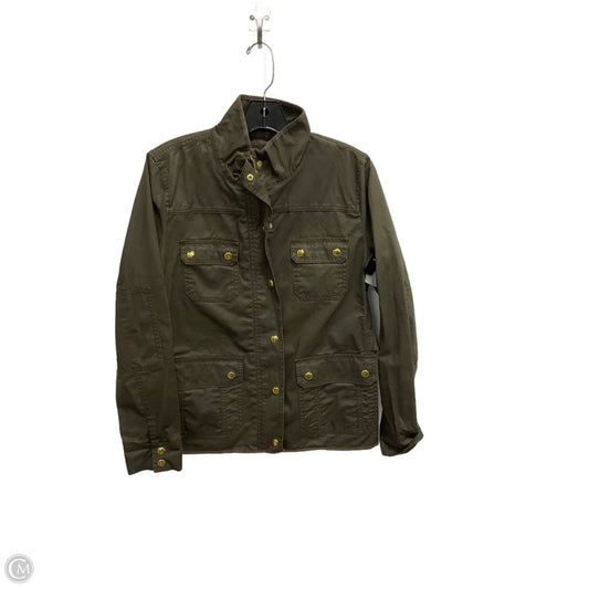 Jacket Utility By J. Crew In Green Denim, Size: M