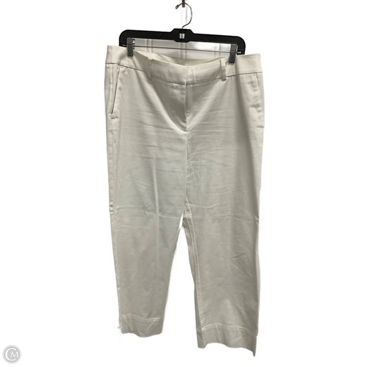 Pants Wide Leg By Ann Taylor In White, Size: 14