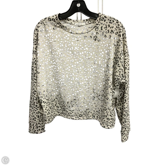 Top Long Sleeve By Antistar In Animal Print, Size: L