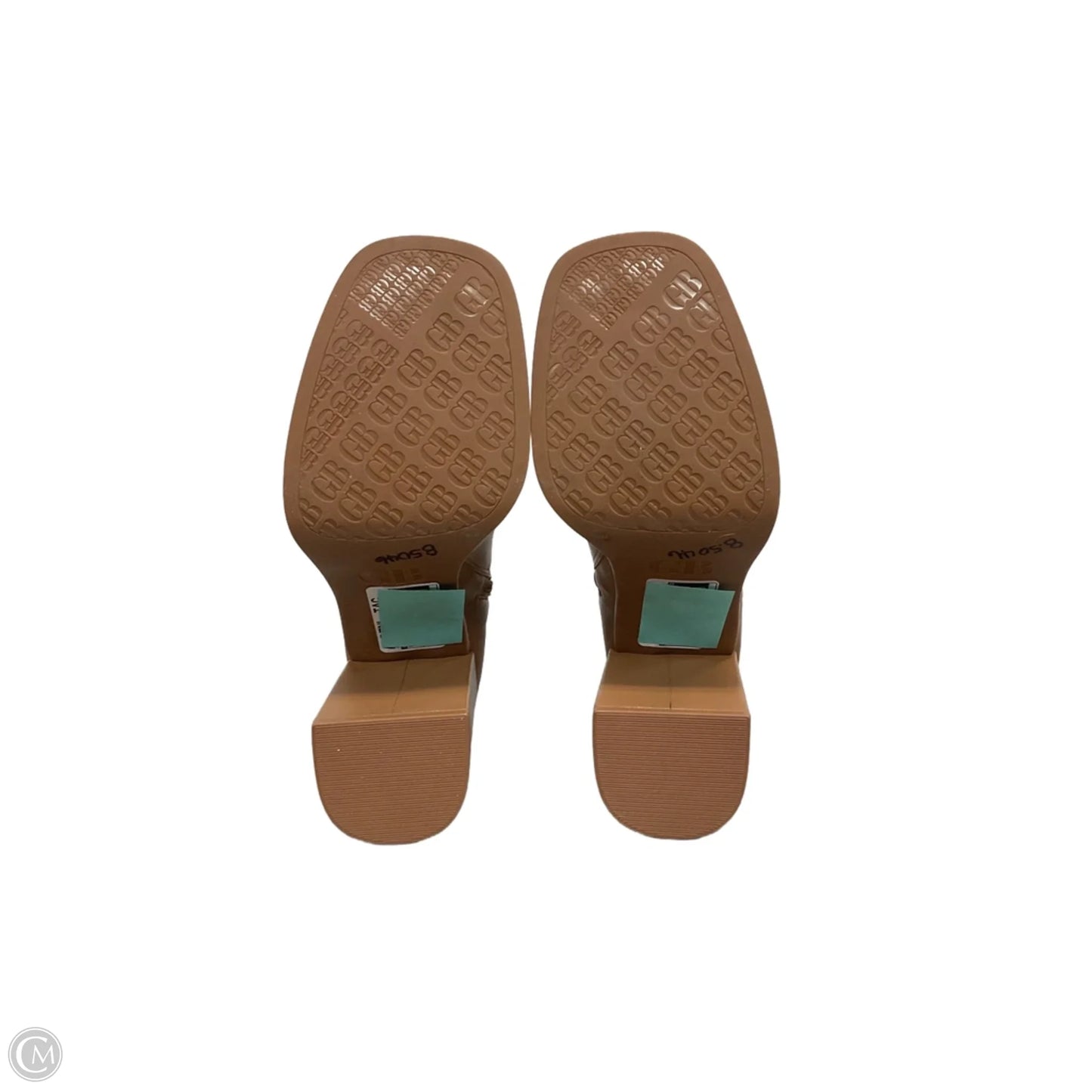 Boots Ankle Heels By Gianni Bini In Brown, Size: 8.5