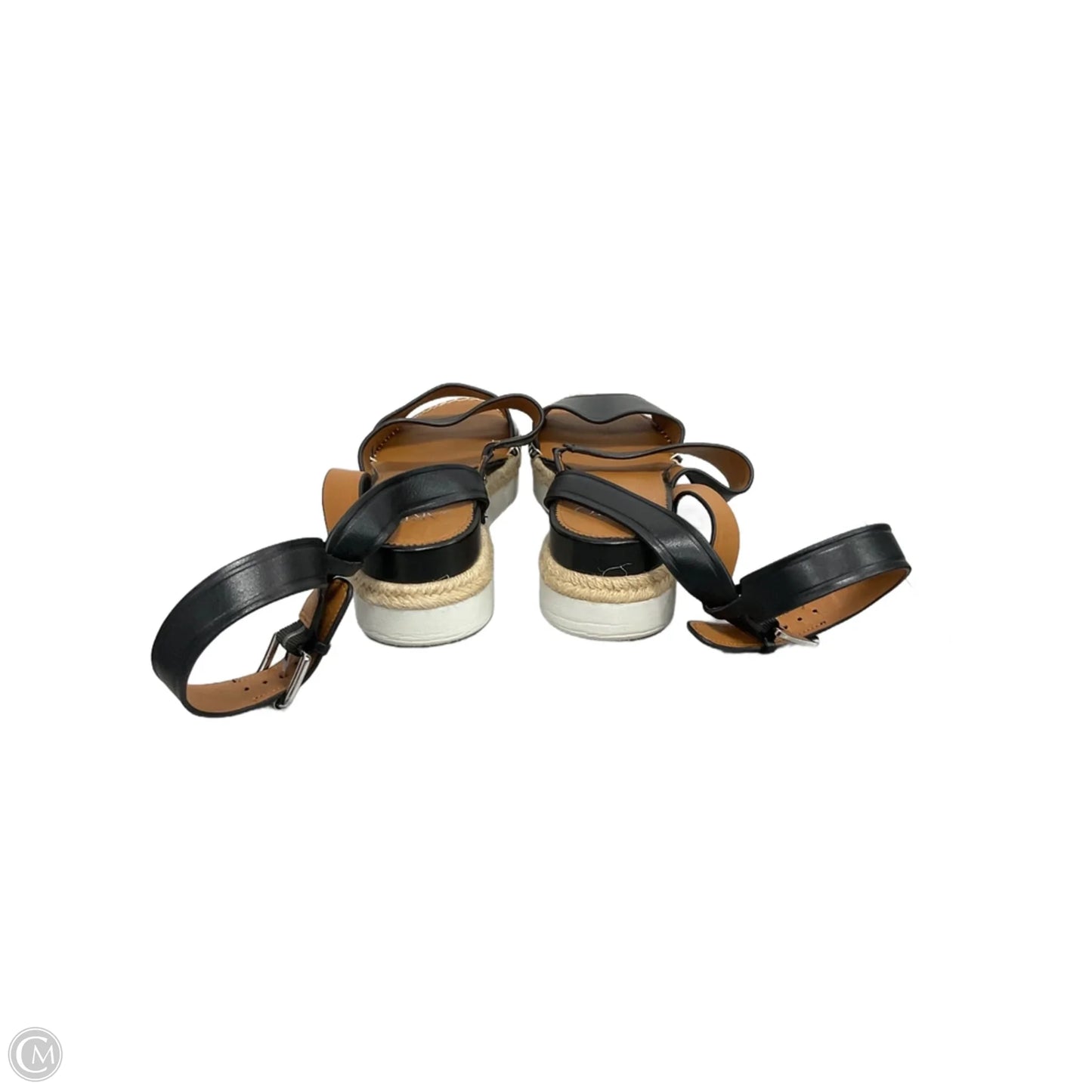 Sandals Heels Platform By Franco Sarto In Black, Size: 9