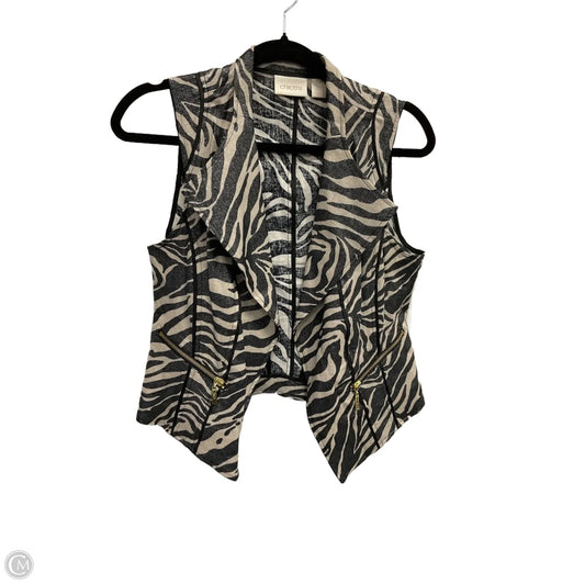 Vest Other By Chicos In Zebra Print, Size: S